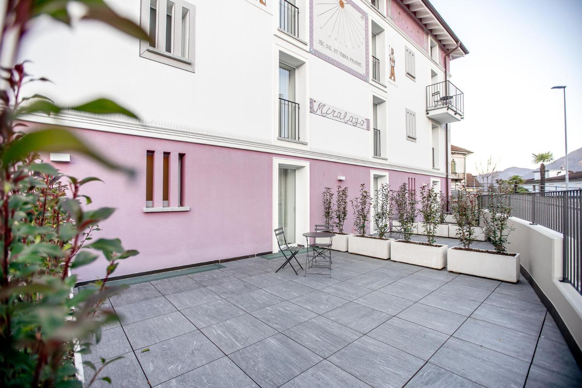 Miralago Locarno Easy Rooms Muralto エクステリア 写真